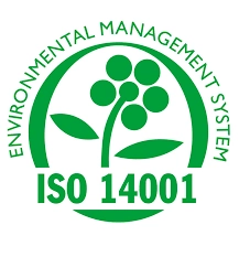 ISO 14001 Environmental Management System certification logo